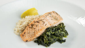 Salmon Spinach